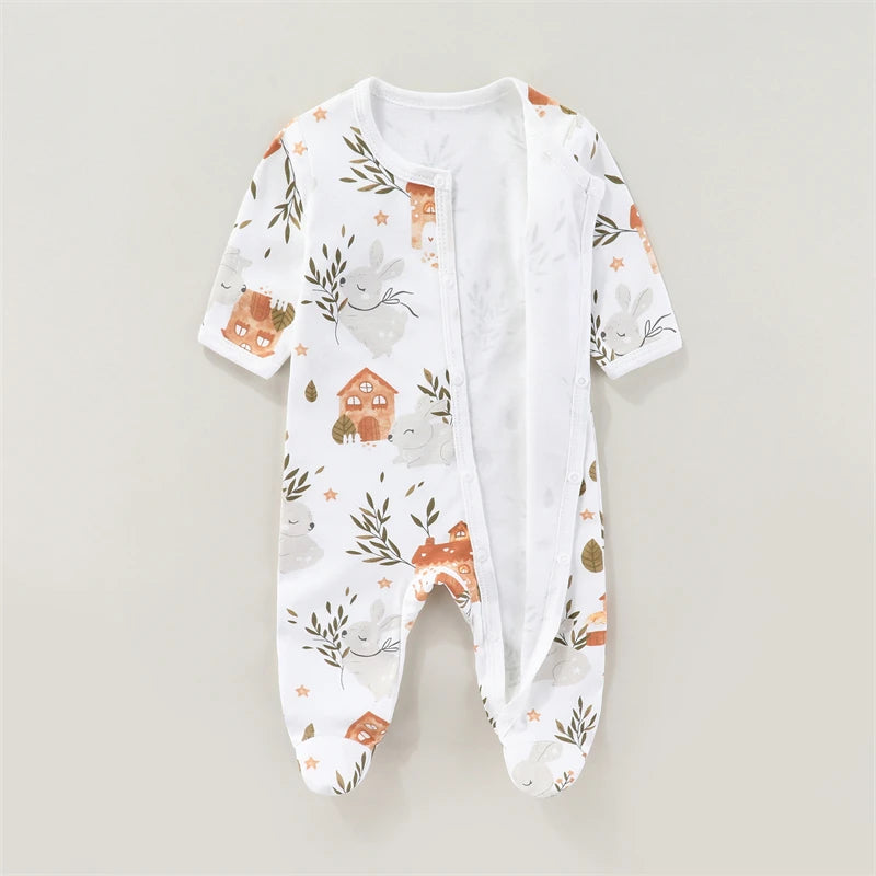 Mameluco de Algodón Premium para Bebé Unisex - Diseño de Dibujos Animados