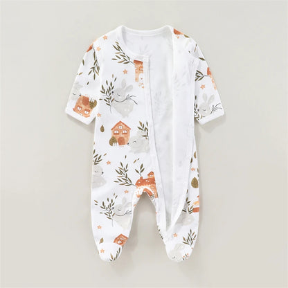 Mameluco de Algodón Premium para Bebé Unisex - Diseño de Dibujos Animados
