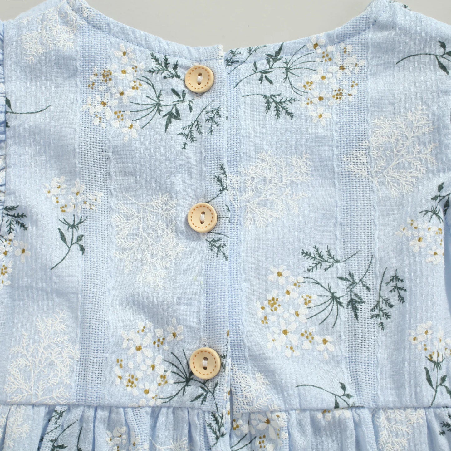 ⭐ Body Floral de Verano para Bebé Niña + Diadema – Diseño Fresco con Mangas Tipo Ala (0–24 Meses)