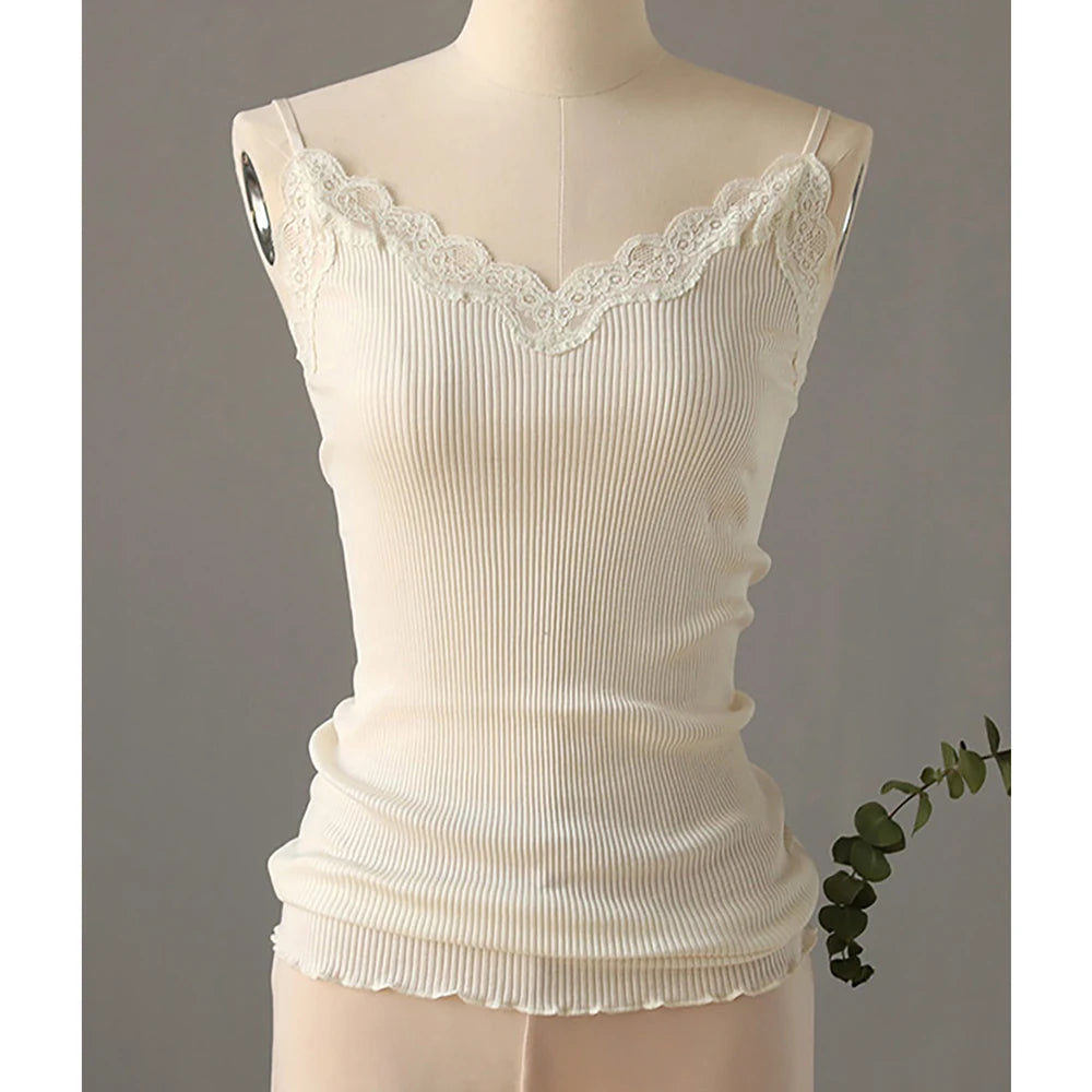 Camisola de Lujo en Seda de Morera – Elegancia, Suavidad y Estilo Romántico
