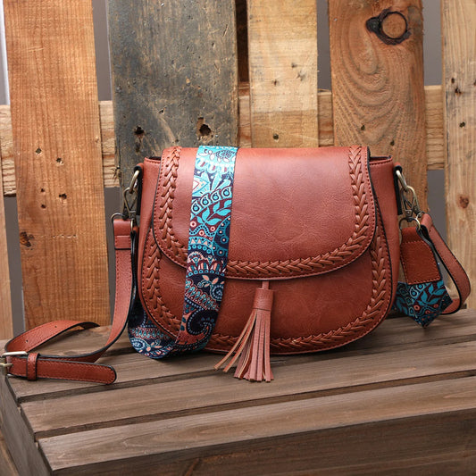 Bolso Crossbody Vintage Leopardo