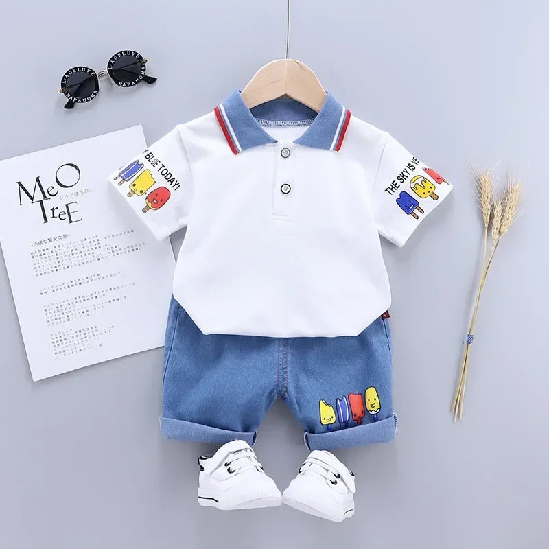 🧸 Conjunto de Algodón Puro con Estampado Divertido