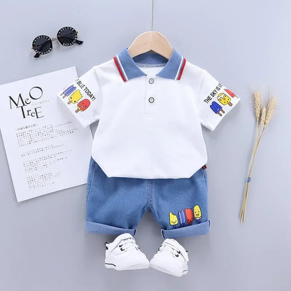 🧸 Conjunto de Algodón Puro con Estampado Divertido