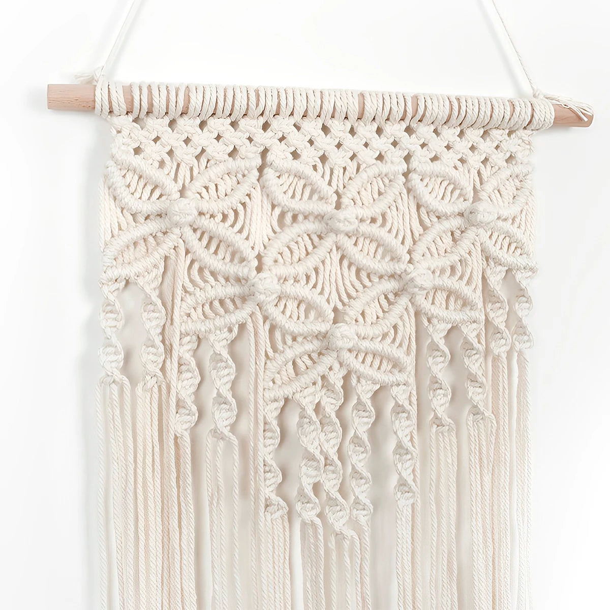 Tapiz de Macramé para Pared – Decoración Bohemia Tejida a Mano en Algodón