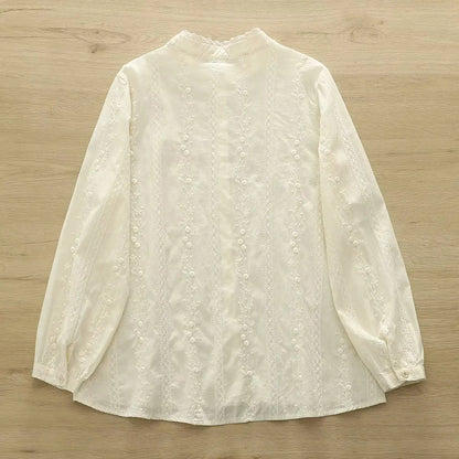 Blusa Bohemia de Algodón – Elegancia y Estilo Japonés