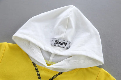 Conjunto Infantil de 2 Piezas para Bebés y Niños – Sudadera con Capucha y Pantalón Casual