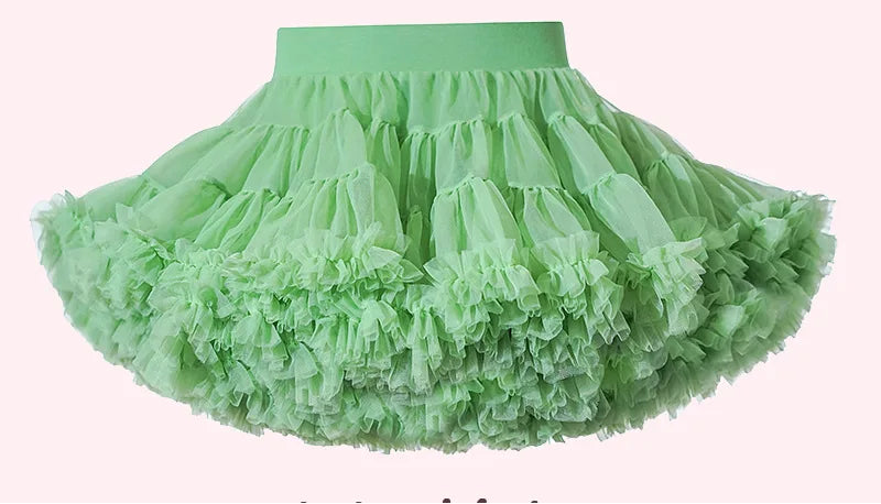 Falda Petticoat de Tul para Niñas – Falda Princesa Estilo Tutu Dulce y Elegante