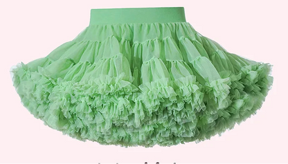 Falda Petticoat de Tul para Niñas – Falda Princesa Estilo Tutu Dulce y Elegante