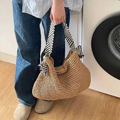 Bolso Tote Boho Artisanal – Edición Contrast