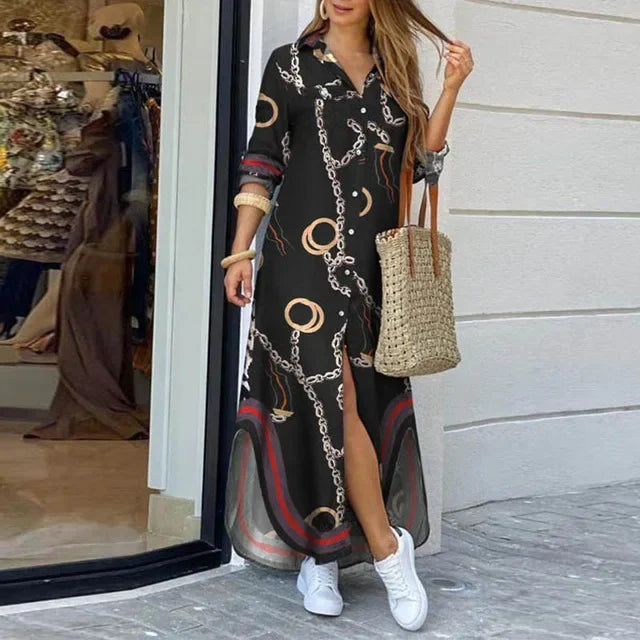 Vestido Camisero Largo - Elegancia y Estilo para Cada Ocasión