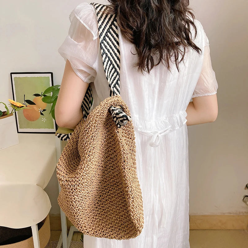 Bolso Tote Boho Artisanal – Edición Contrast