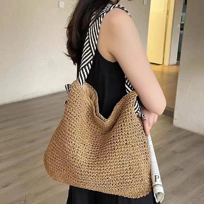 Bolso Tote Boho Artisanal – Edición Contrast