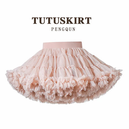 Falda Petticoat de Tul para Niñas – Falda Princesa Estilo Tutu Dulce y Elegante