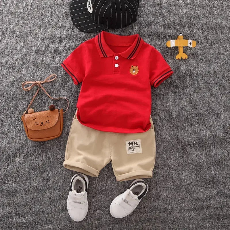 🧸 Conjunto de Algodón Puro con Estampado Divertido