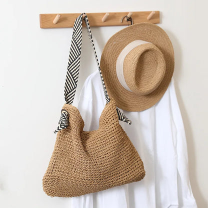 Bolso Tote Boho Artisanal – Edición Contrast