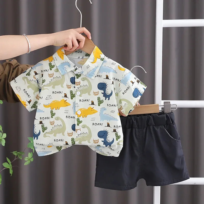 🧸 Conjunto de Algodón Puro con Estampado Divertido