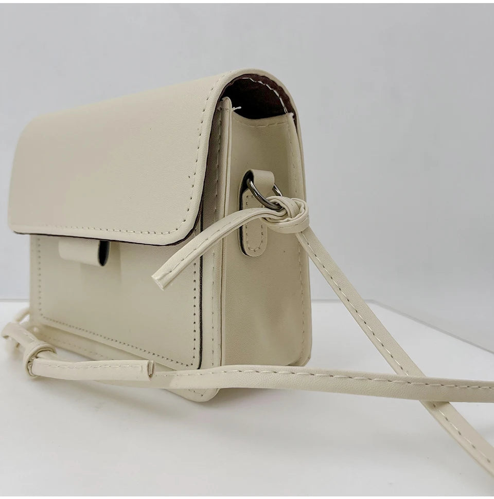 Bolso Cuadrado para Mujer con Cierre Metálico – Bolso Casual de Hombro y Bandolera