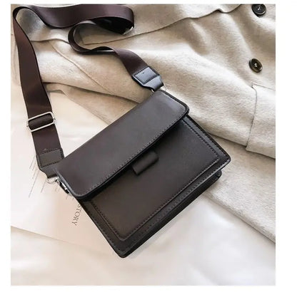 Bolso Cuadrado para Mujer con Cierre Metálico – Bolso Casual de Hombro y Bandolera