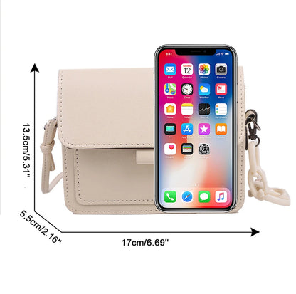 Bolso Cuadrado para Mujer con Cierre Metálico – Bolso Casual de Hombro y Bandolera