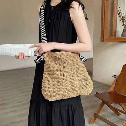 Bolso Tote Boho Artisanal – Edición Contrast