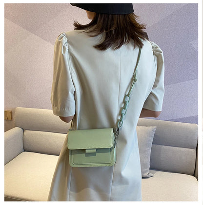 Bolso Cuadrado para Mujer con Cierre Metálico – Bolso Casual de Hombro y Bandolera