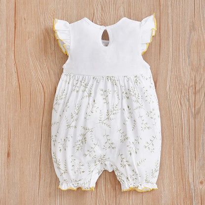 Mono de Verano para Recién Nacido – Jumpsuit Infantil sin Mangas de Algodón con Estampado Animal