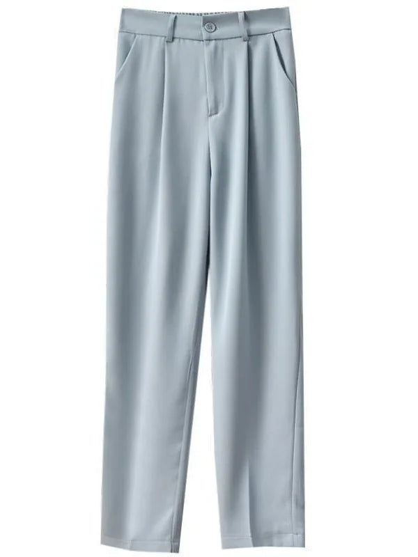 Pantalón de Mujer de Cintura Alta Recto – Elegancia Casual para Oficina y Uso Diario
