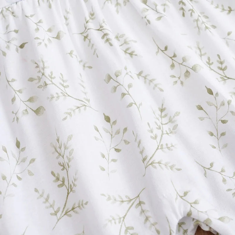Mono de Verano para Recién Nacido – Jumpsuit Infantil sin Mangas de Algodón con Estampado Animal