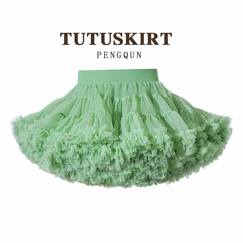 Falda Petticoat de Tul para Niñas – Falda Princesa Estilo Tutu Dulce y Elegante