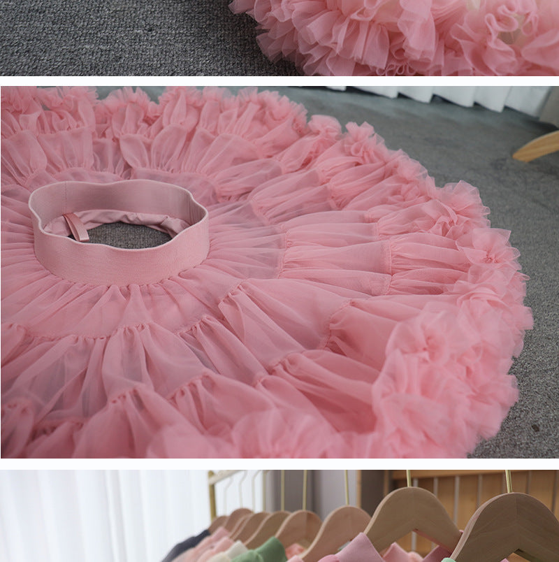 Falda Petticoat de Tul para Niñas – Falda Princesa Estilo Tutu Dulce y Elegante