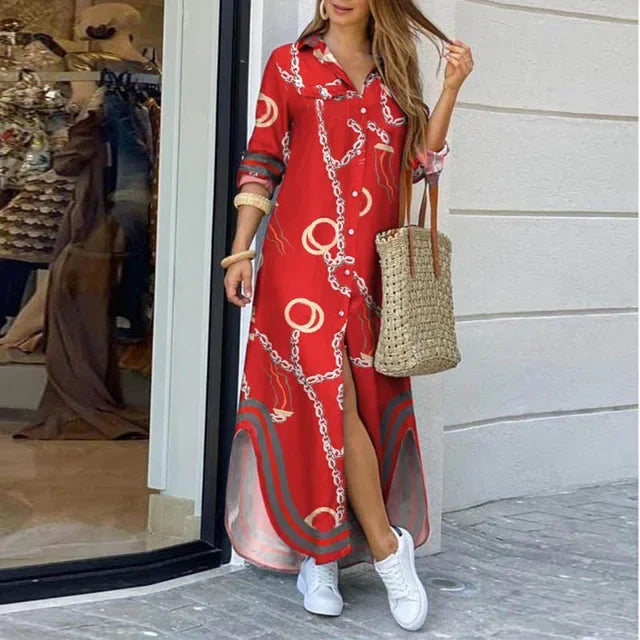 Vestido Camisero Largo - Elegancia y Estilo para Cada Ocasión