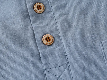 Camisa Infantil de Verano para Niño – Manga Corta Estilo Coreano con Cuello en V