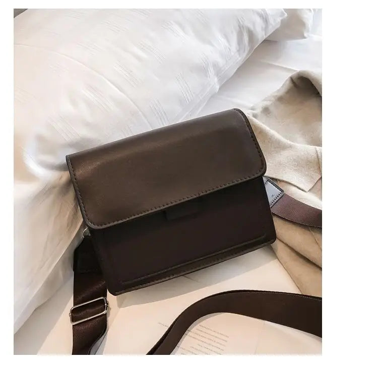 Bolso Cuadrado para Mujer con Cierre Metálico – Bolso Casual de Hombro y Bandolera