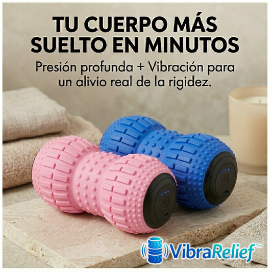VibraRelief™ – Rodillo Vibratorio para Alivio Muscular Profundo