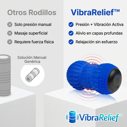 VibraRelief™ – Rodillo Vibratorio para Alivio Muscular Profundo