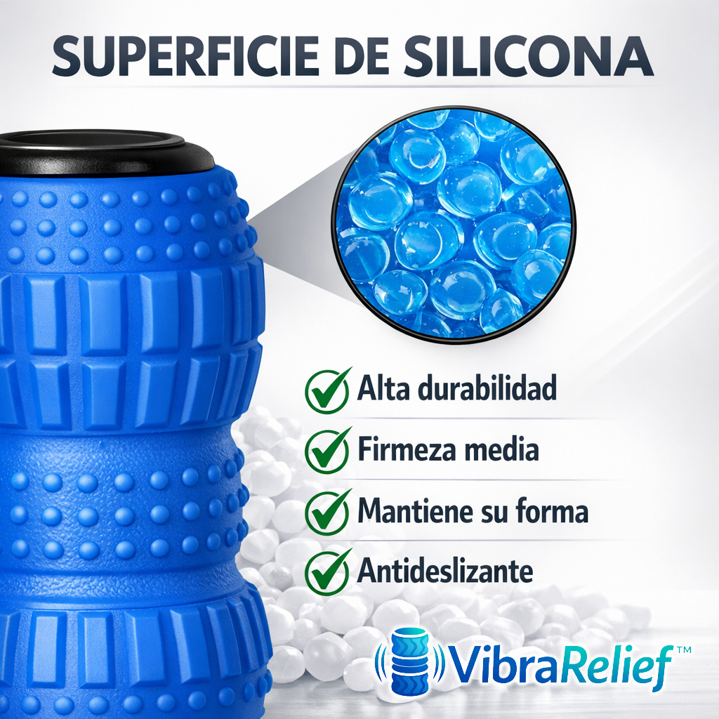VibraRelief™ – Rodillo Vibratorio para Alivio Muscular Profundo
